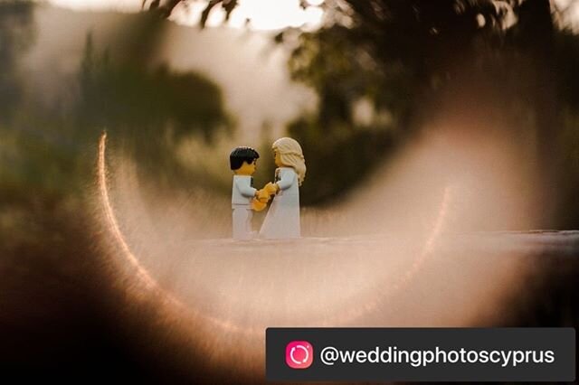 Our good friend @georgexaralambous @weddingphotoscyprus is an amazing photographer we highly recommend. He was fantastic at our photoshoot this week. For fun we wanted to share this awesome Lego couple he shot back in May 😍 brings a tear to our eyes