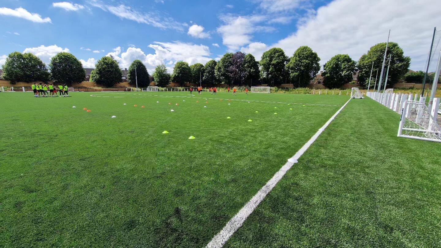 Set up in the sun ⚽️☀️