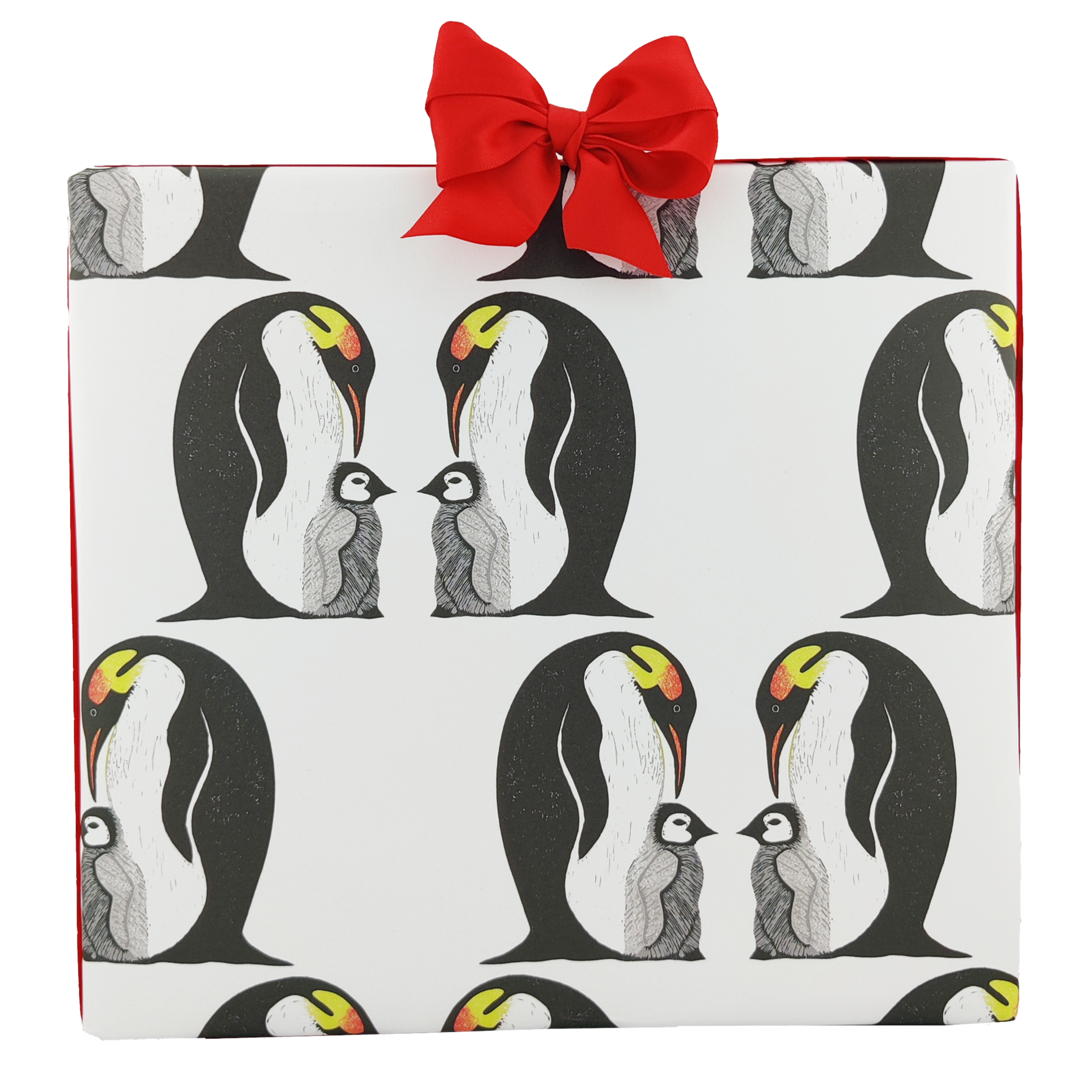 Emperor Penguin and Chick Wrapping Paper