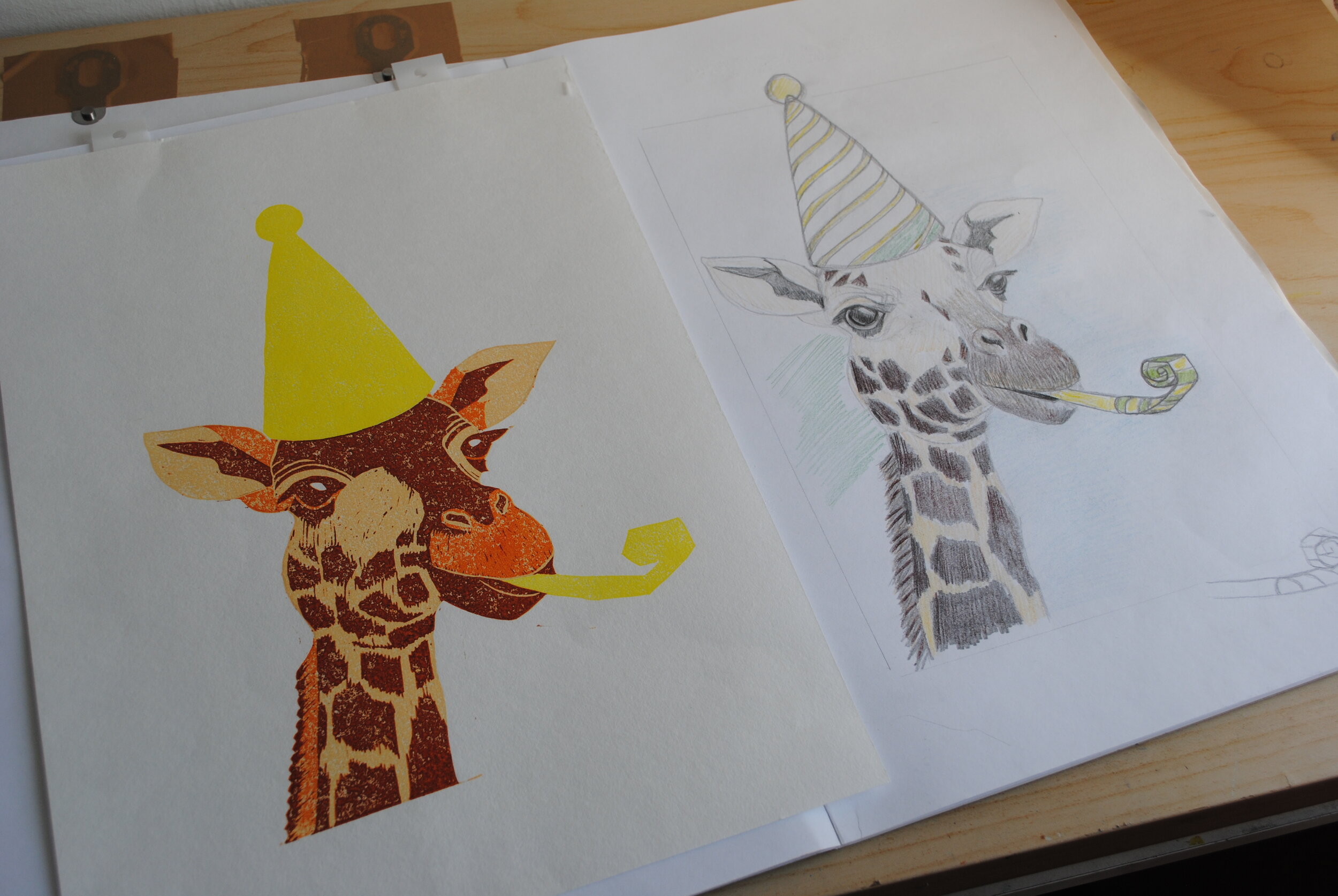 Giraffe party hat (1).JPG