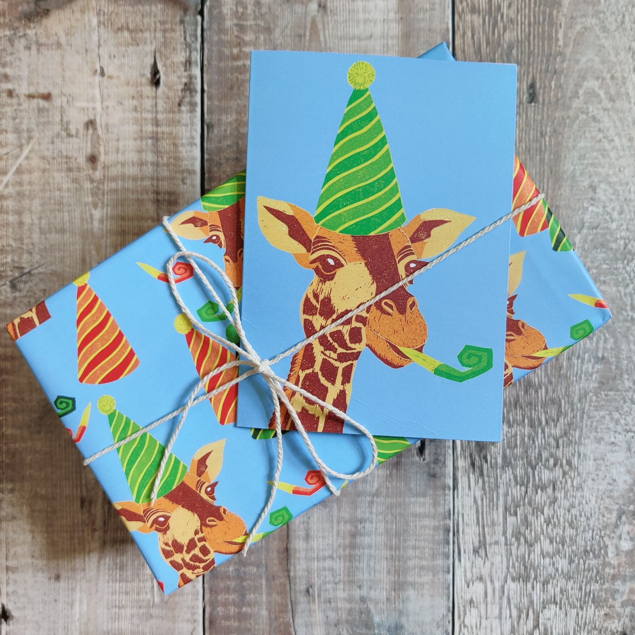 Party Giraffe Gift Wrap and Birthday Card.jpg