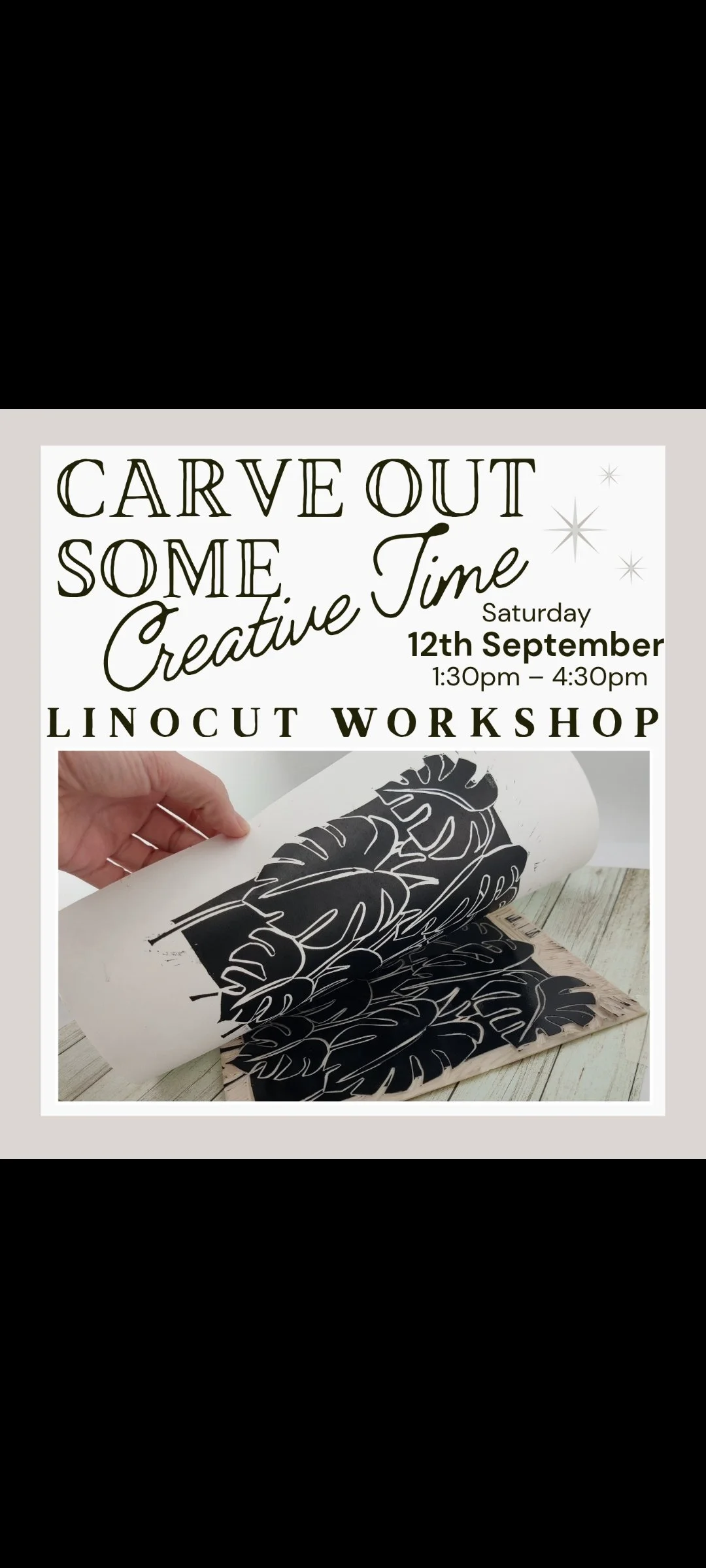 Beginner Friendly Linocut Workshop - 12th September 2026 - Builth Wells