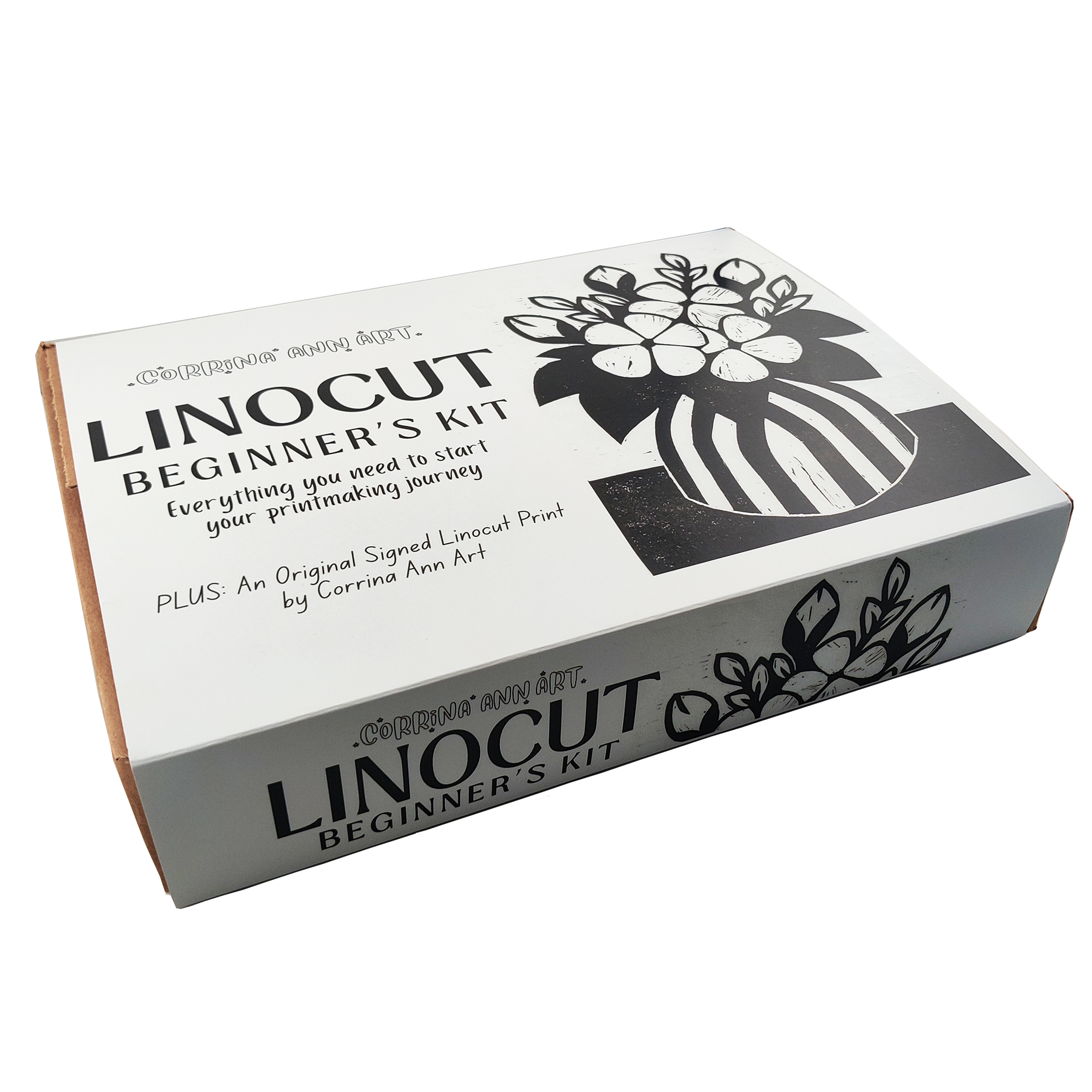 Linocut Beginner's Kit Vase Of Flowers Square.png