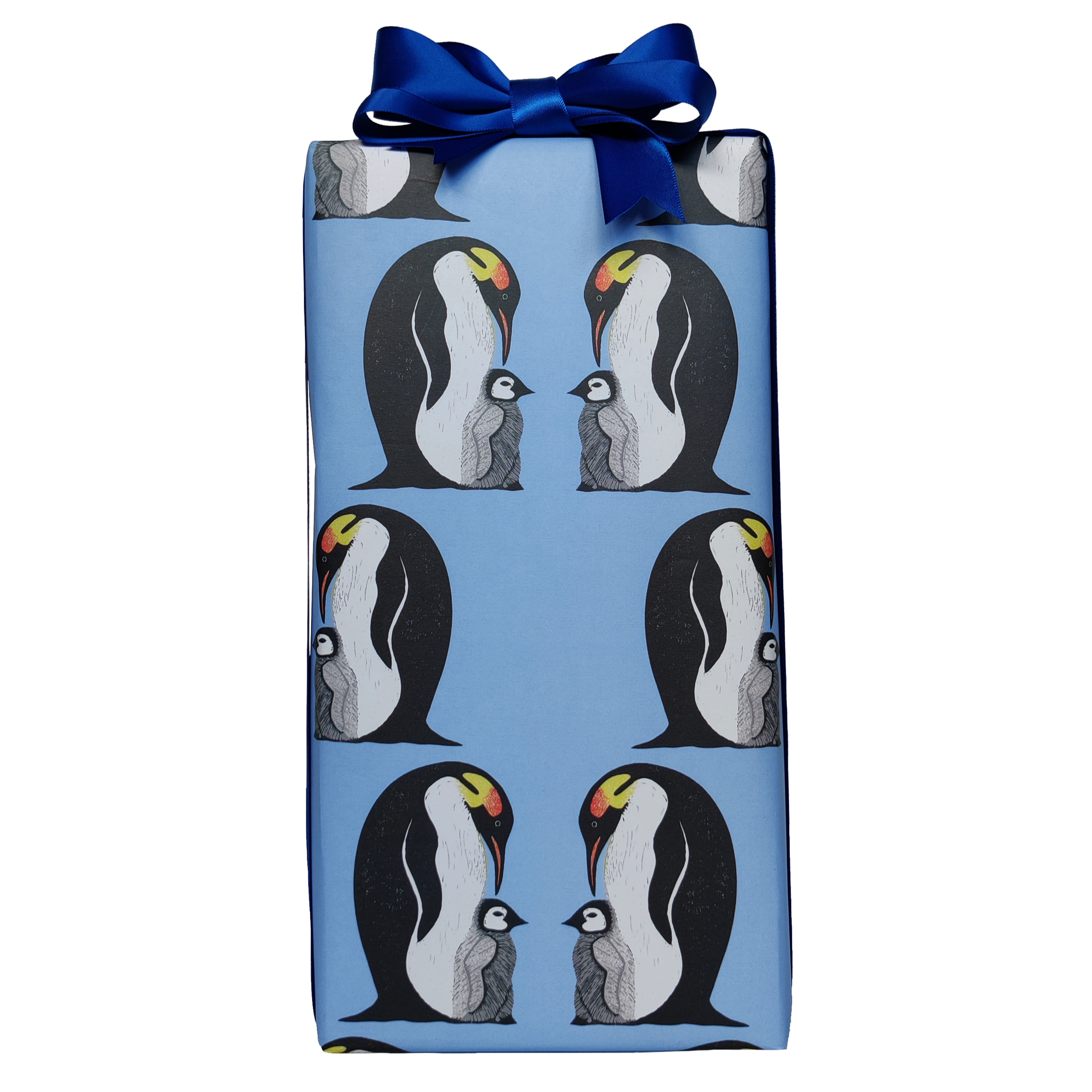 New Baby Penguin and Chick Wrapping Paper