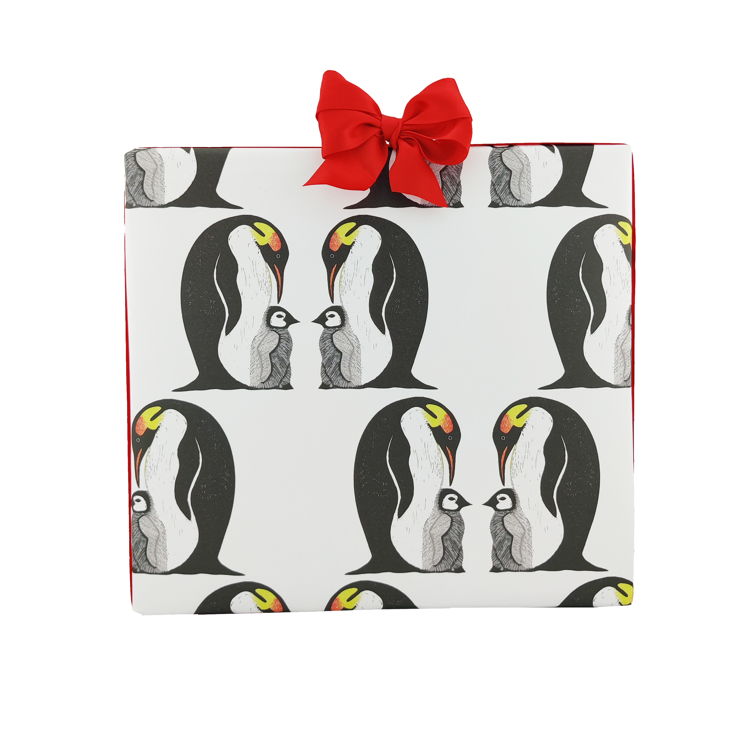 Emperor Penguin and Chick Wrapping Paper