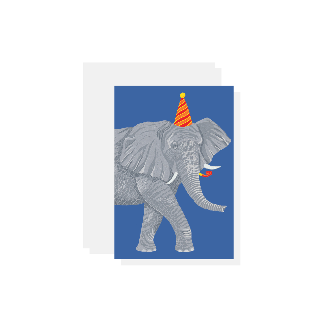 Party Elephant Card