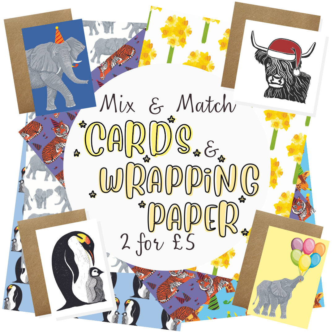 Mix and Match Card and Wrapping Paper Bundle