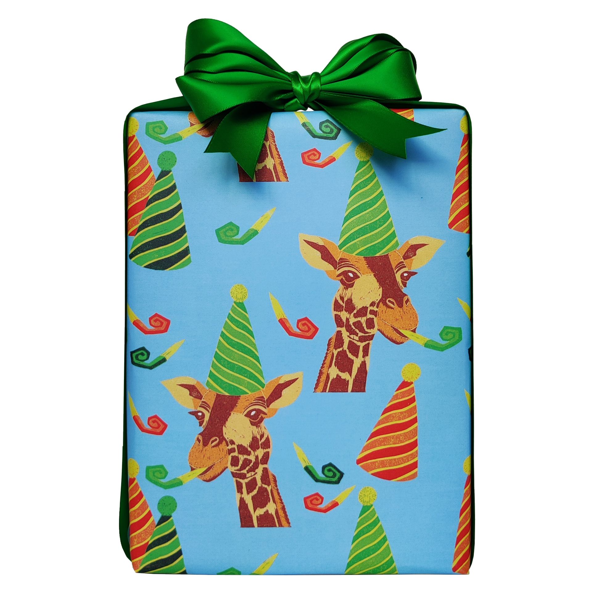 Party Giraffe Birthday Wrapping Paper
