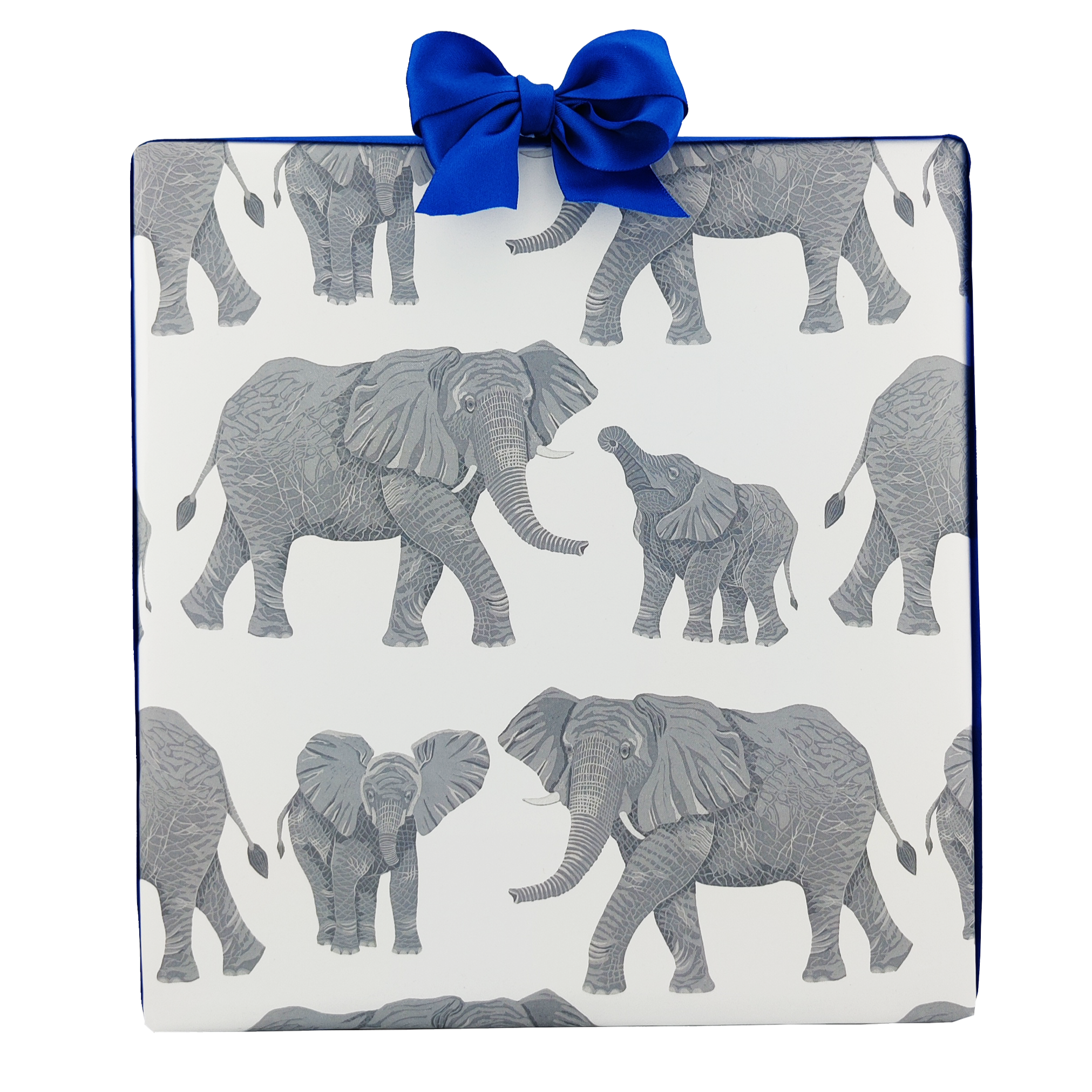 Elephant Family Wrapping Paper