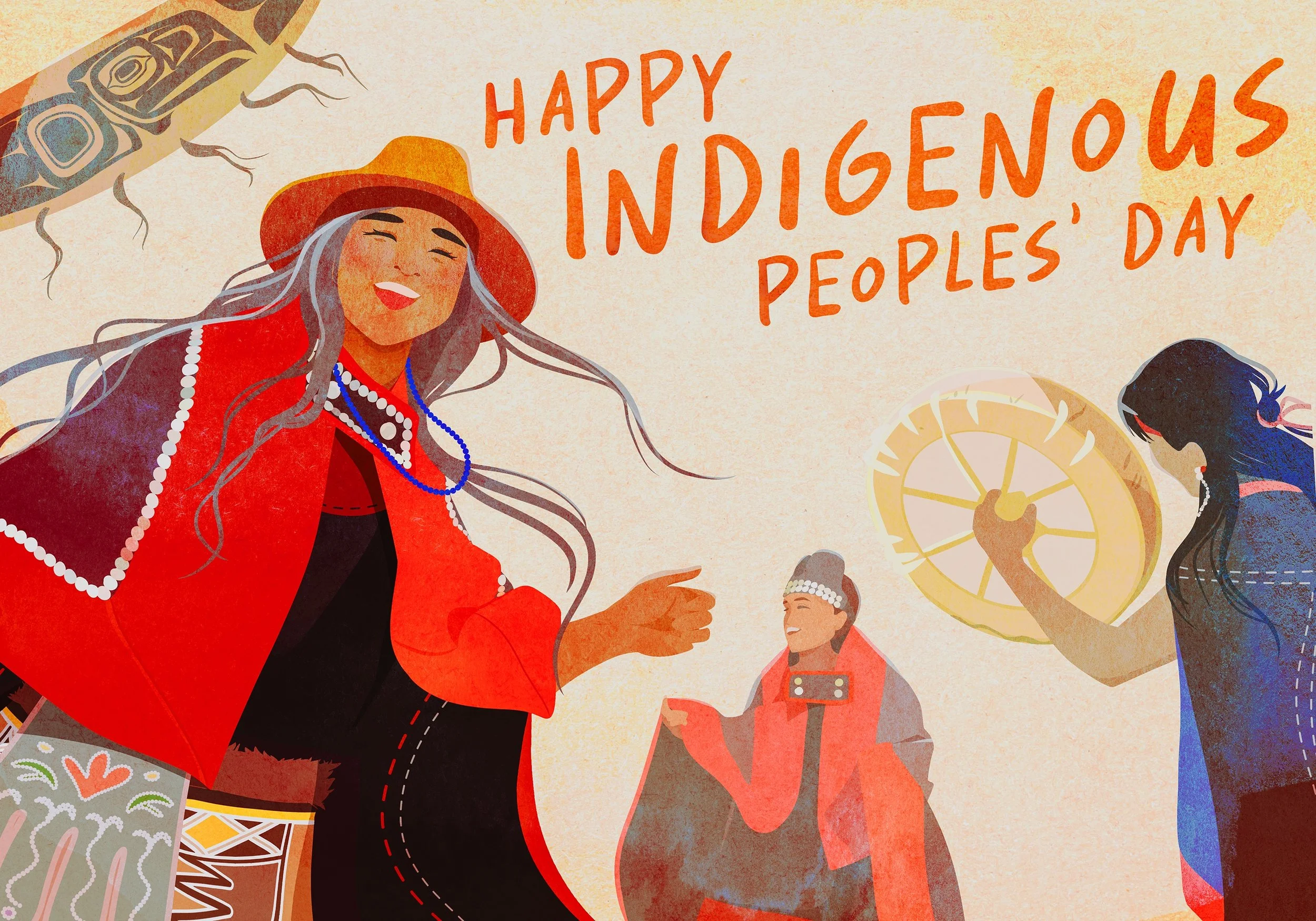 Happy #IndigenousPeoplesDay~! Sig&oacute;owu Shuk&aacute;t K̲u.oo Yagiyee, yeewh&aacute;an!

Still here, btw. 🍃 Today (and every day) is a beautiful day to celebrate, support, and honor our communities and ancestors! And to experience joy that's tru