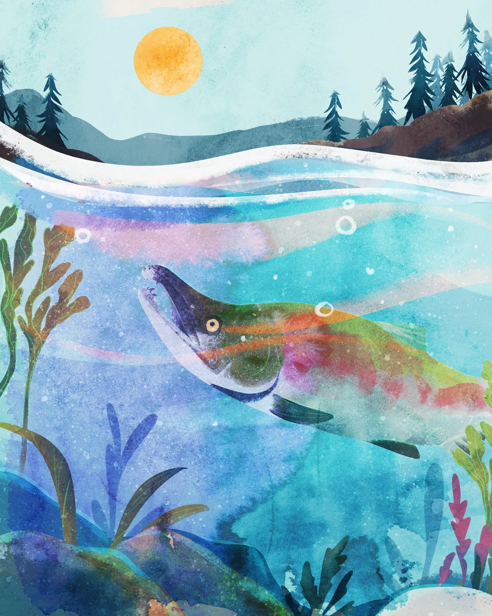 magic under the surface 🥰

visibility #illustration #mixedmedia #nativeart #nativeartist