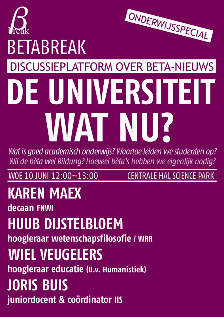 De universiteit: wat nu?