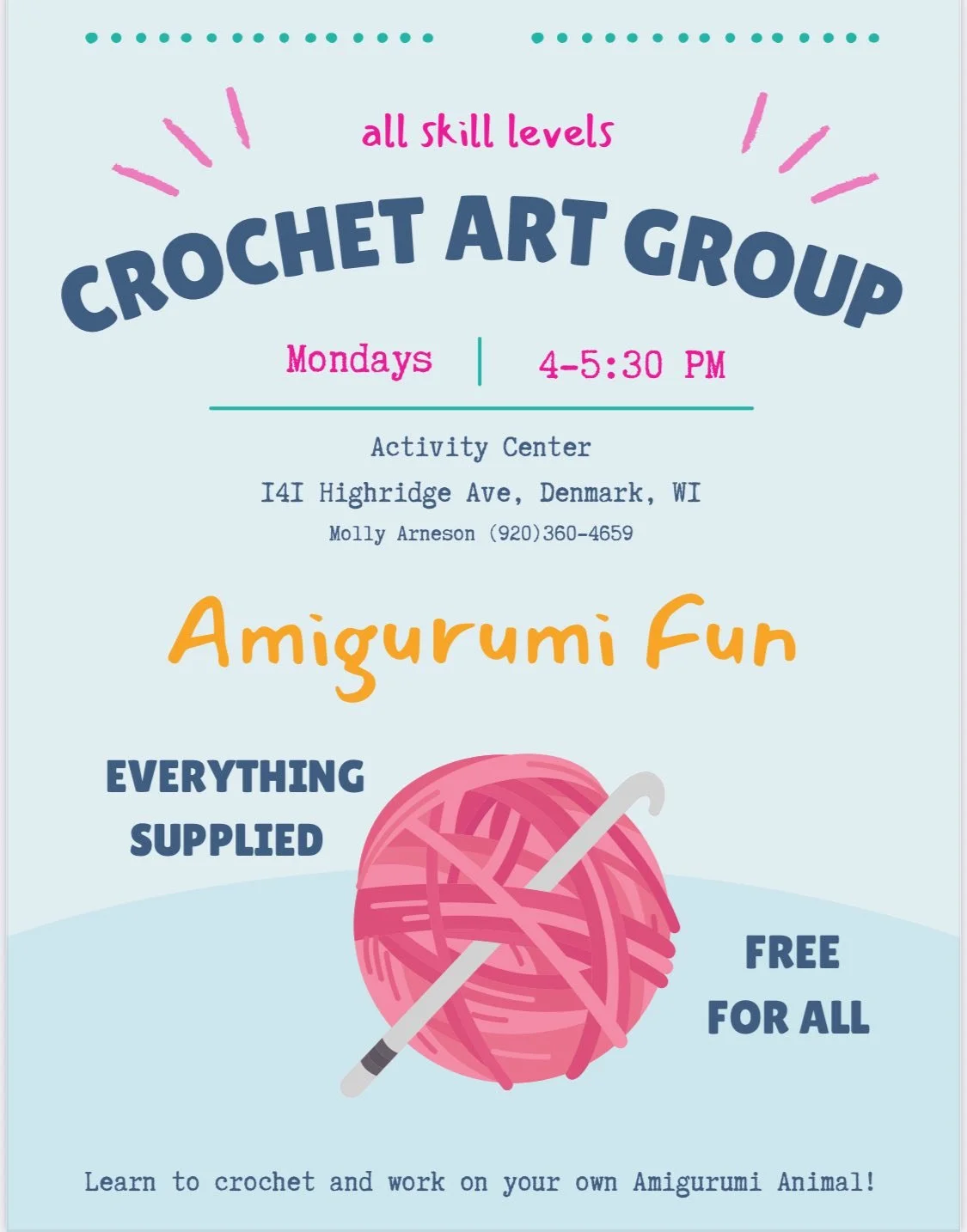 Crochet Art Group- Denmark Connects