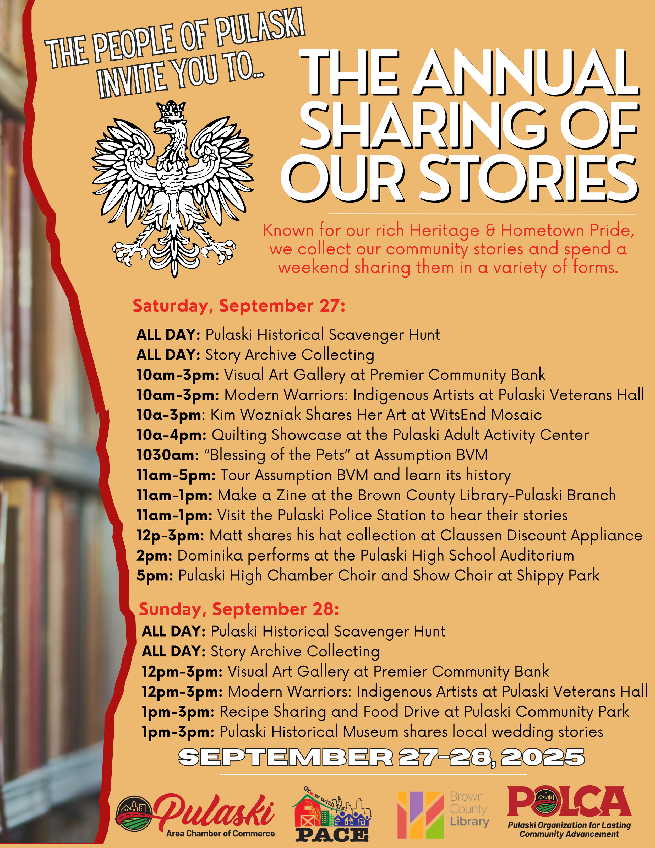 Annual Sharing of our Stories (Pulaski)