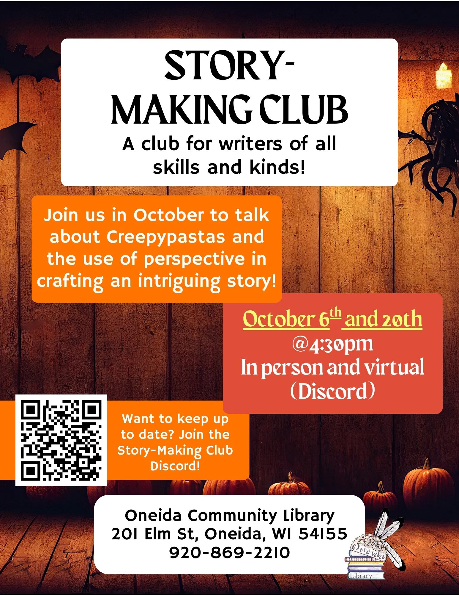 Story-Making Club at Oneida Community Library