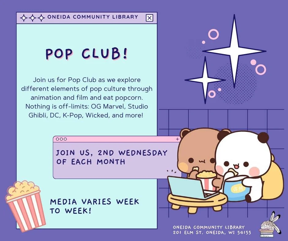 Pop Club at Oneida Community Library 