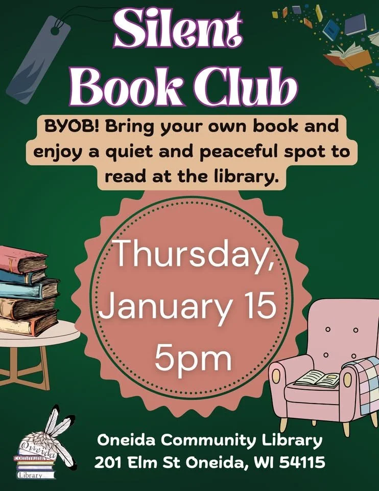 Silent Book Club at Oneida Community Library 