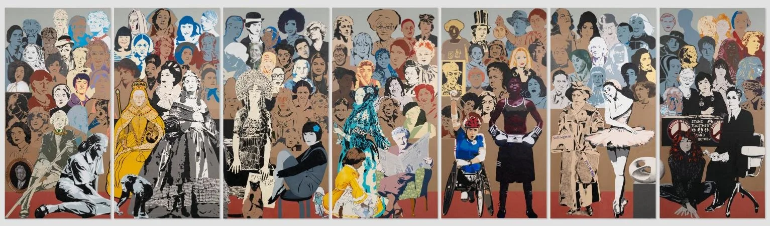 Move over Sgt Pepper: the making of a new, all-female collage