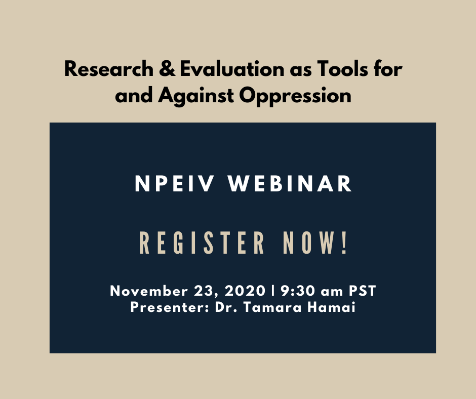 Research and Evaluation as Tools for and Against Oppression