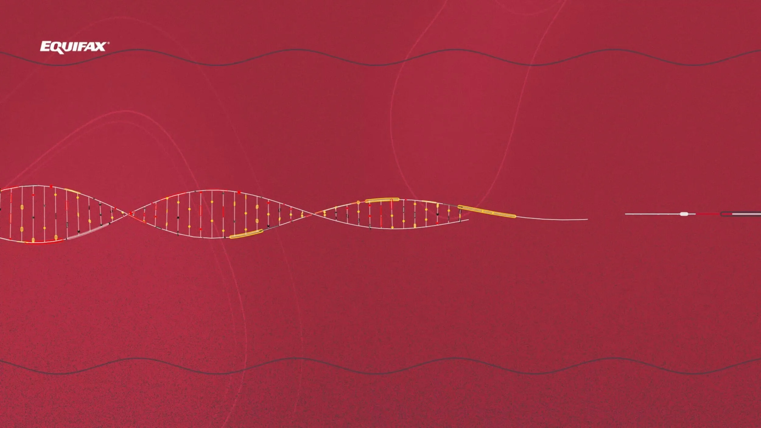 Equifax - Ignite - side view of data helix