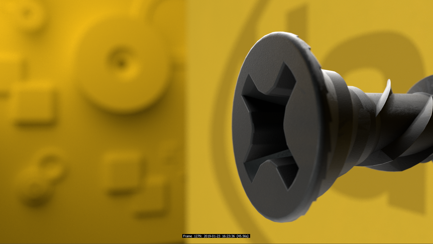 Habito plasterboard screw lookdev