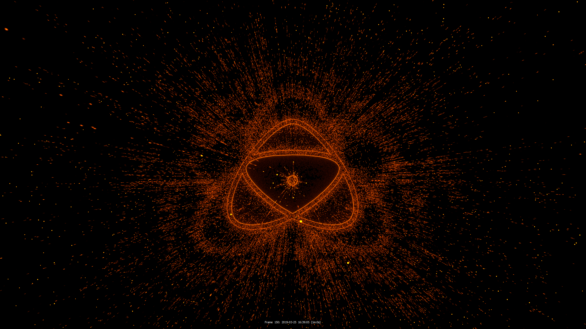 Atomos logo animation lookdev