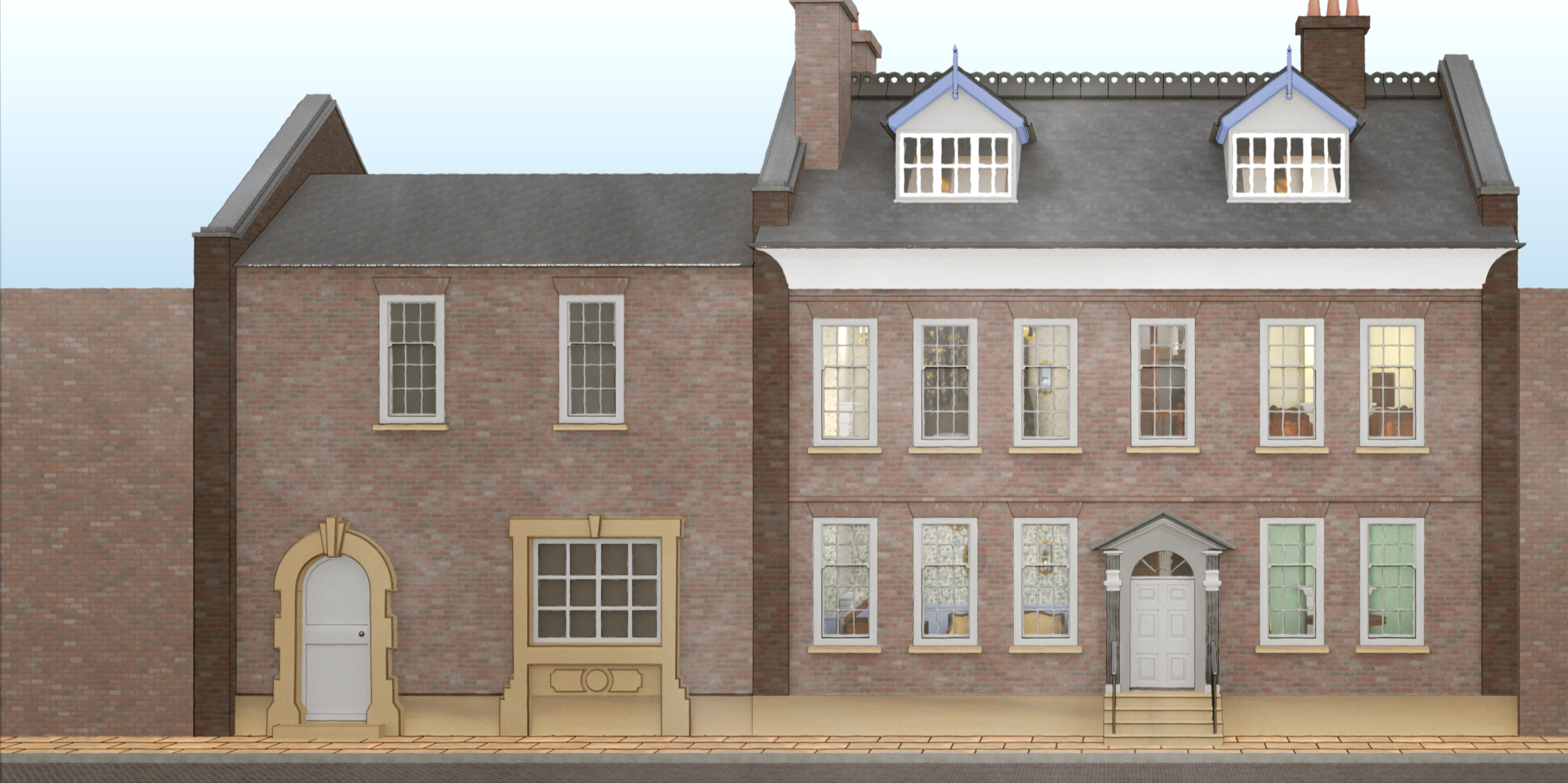 William Salt House illustration