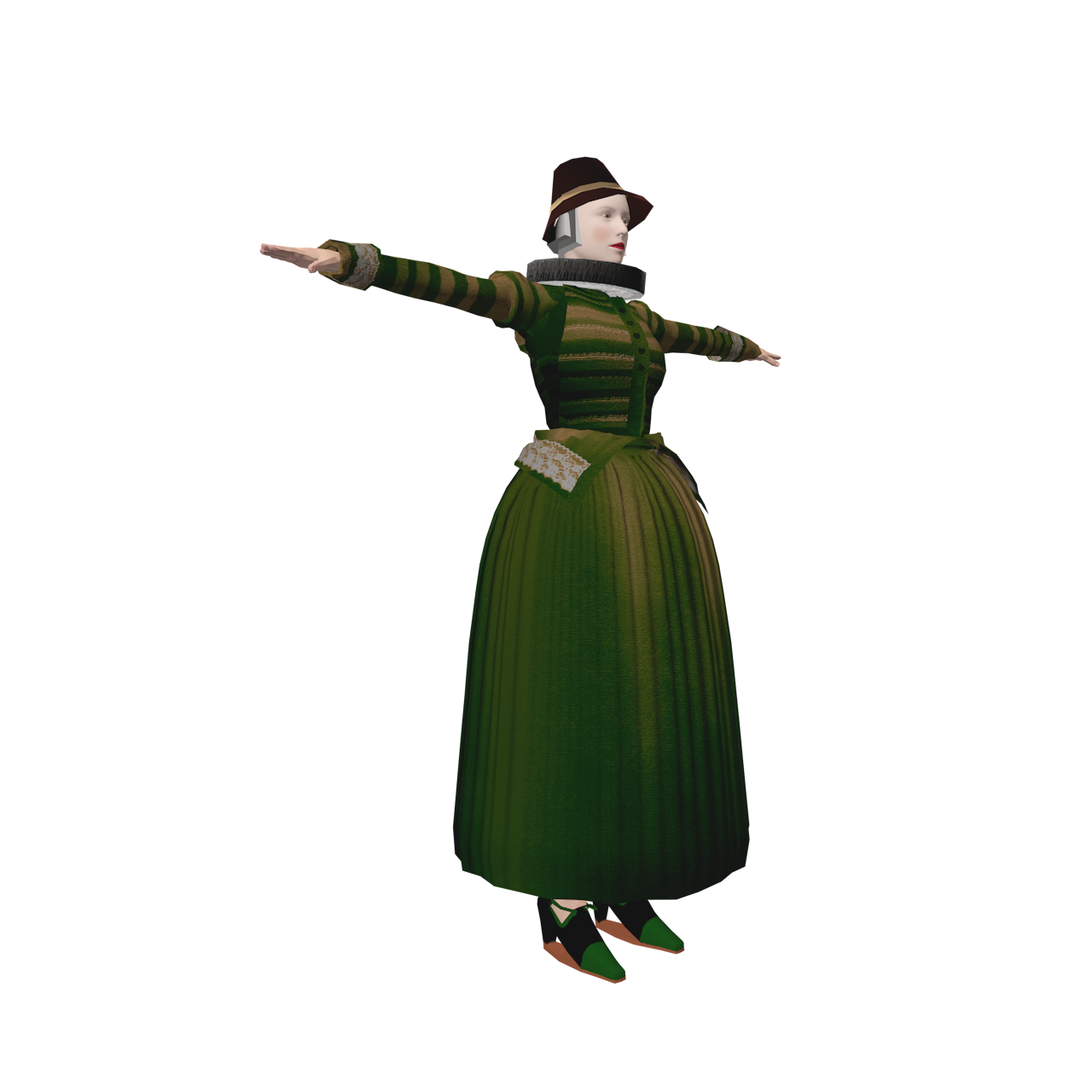 17th century 3D AR character townswoman-02.png