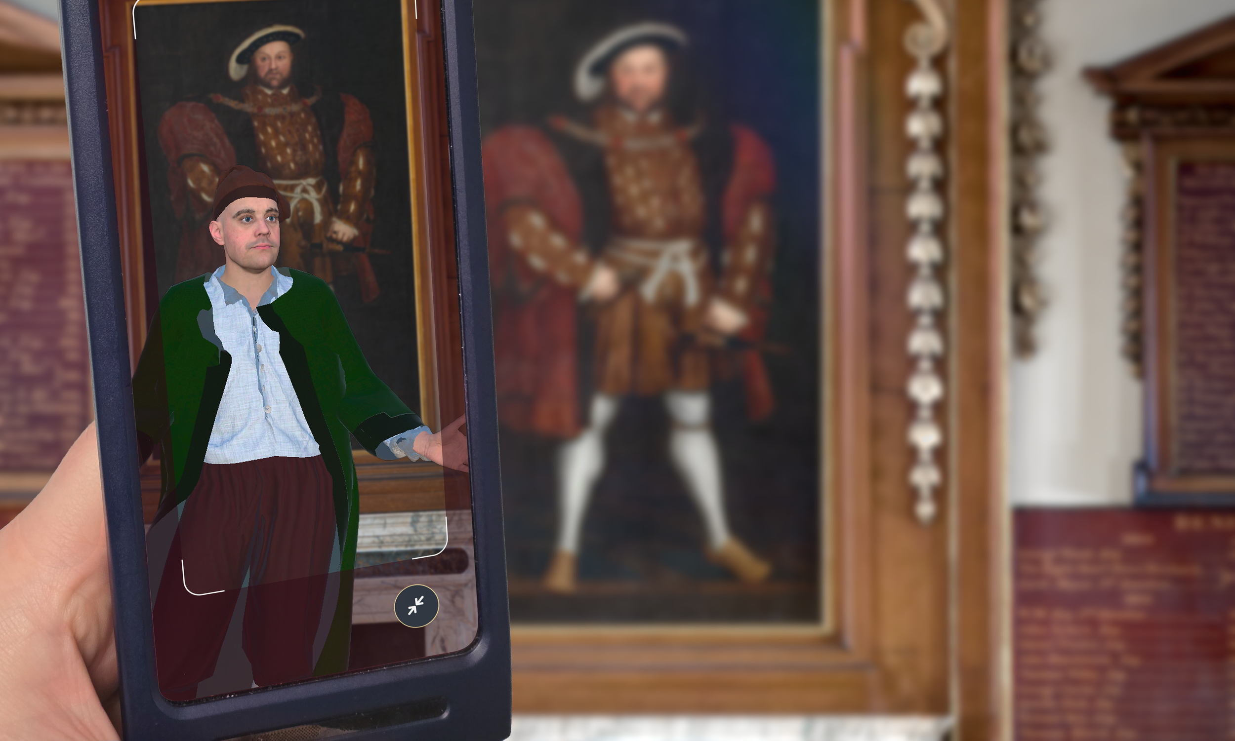 WIliam Hogarth passes judgement on the paintings of the Great Hall