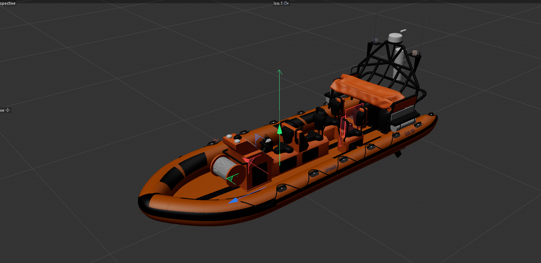 Lifeboat 3D model
