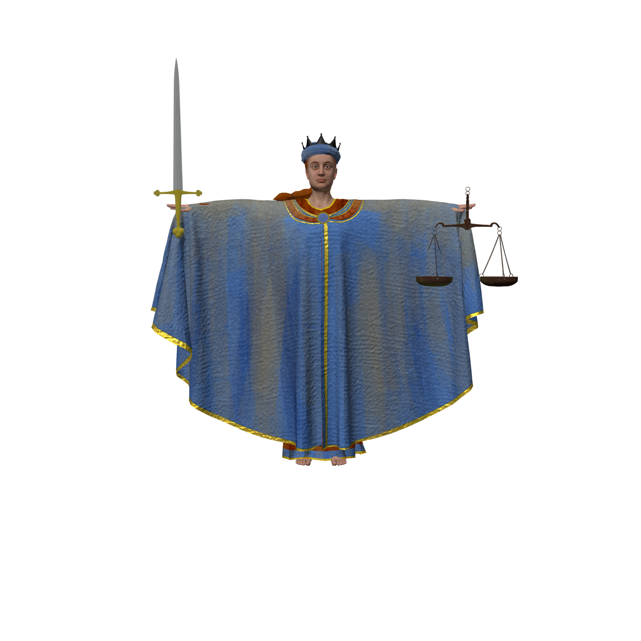 medieval 3D AR character Justice_cloak rig.png