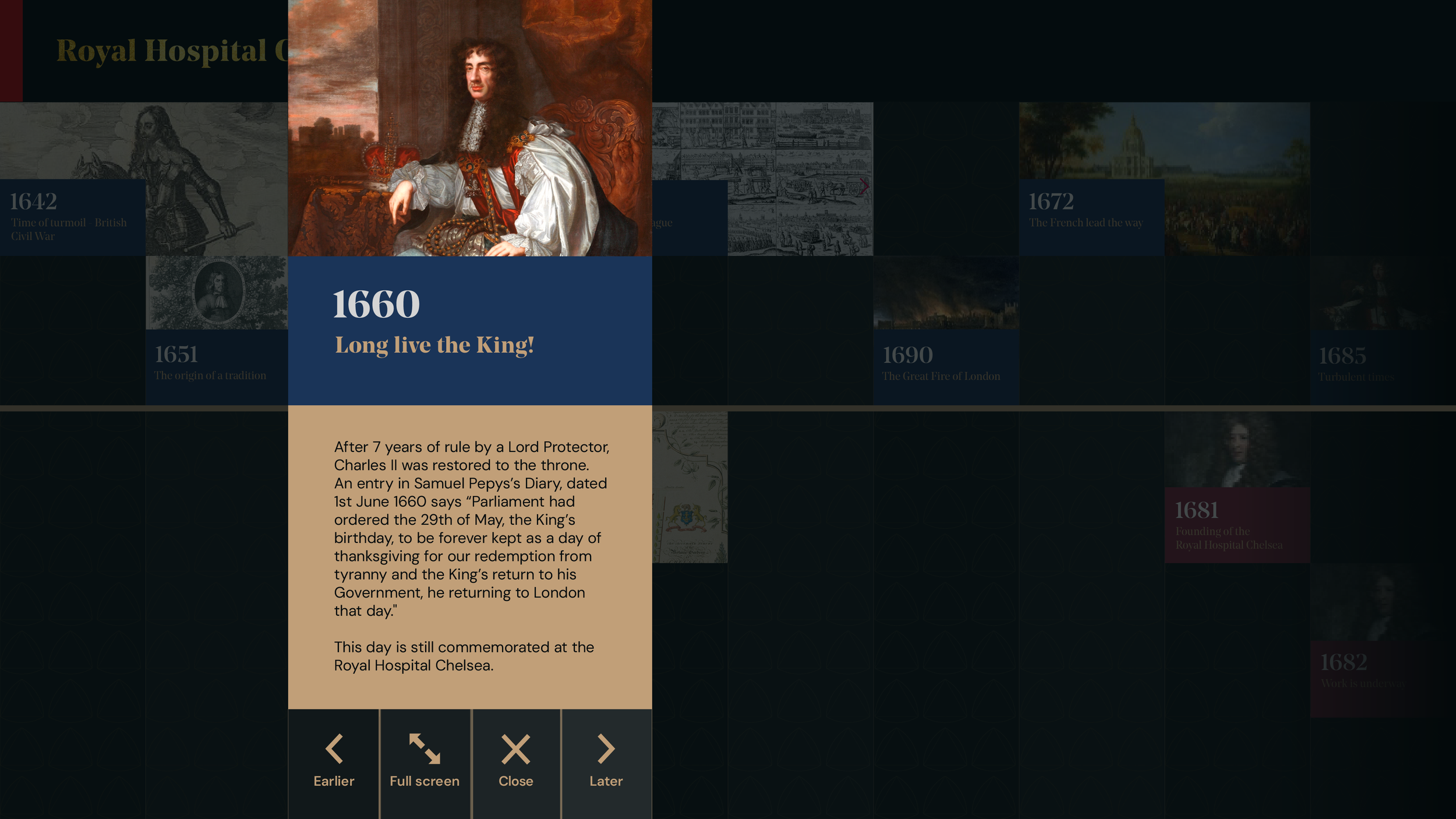 Event content - stage 1