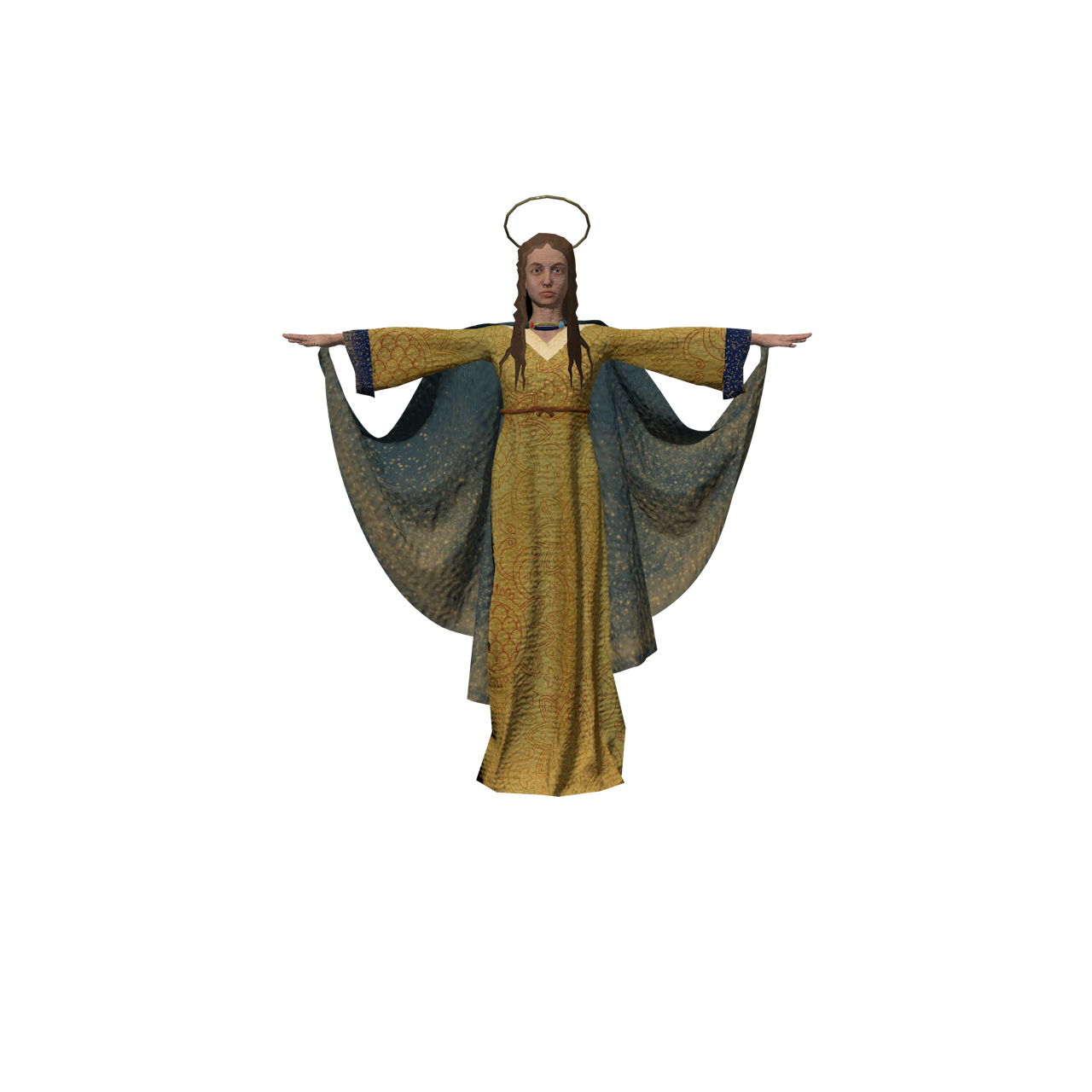 Medieval 3D AR character Mary-02.png
