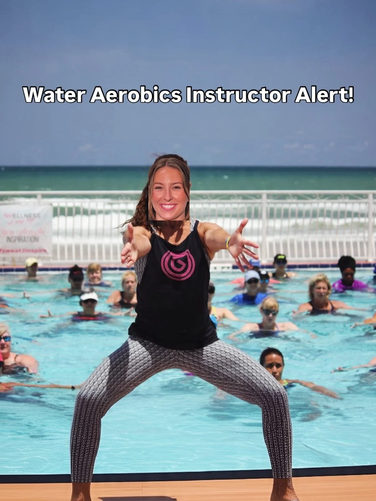 Huge congratulations to Demi for completing her Water Aerobics certification for @riseglenkernan 💪 Let&rsquo;s go!!