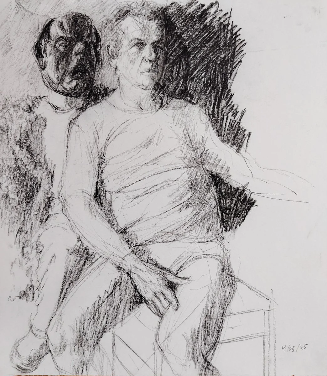 Auto-Retrato na Companhia de Máscara Japonesa