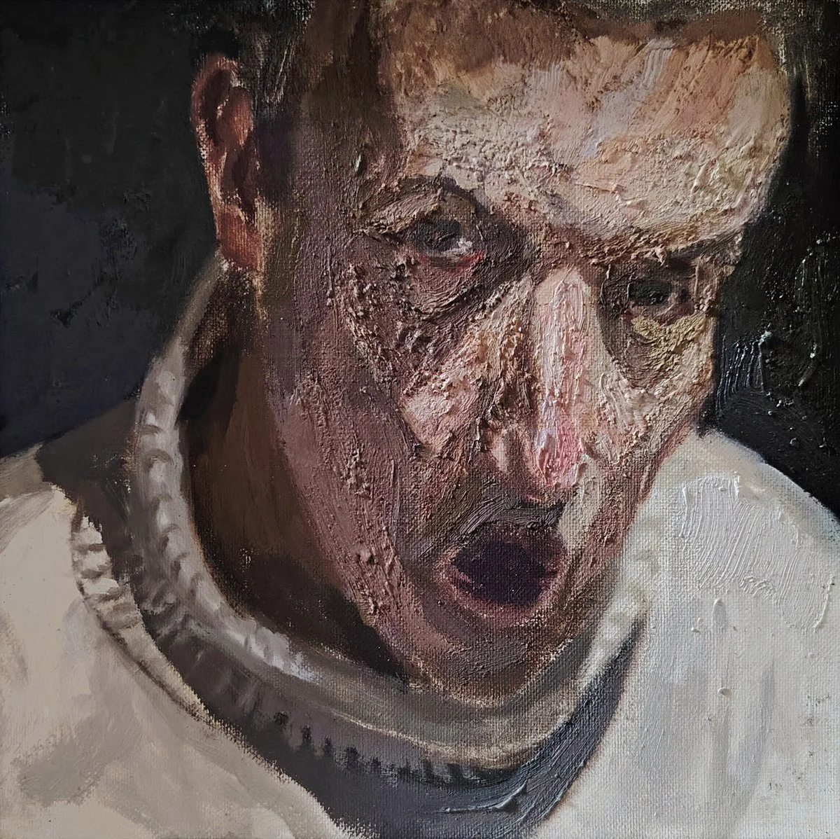 Auto-Retrato de Boca Aberta