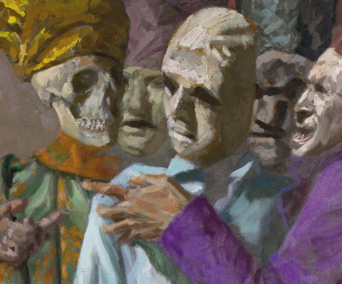 Cristo e a Mulher Adúltera (a partir da pintura de Valerio Castello)