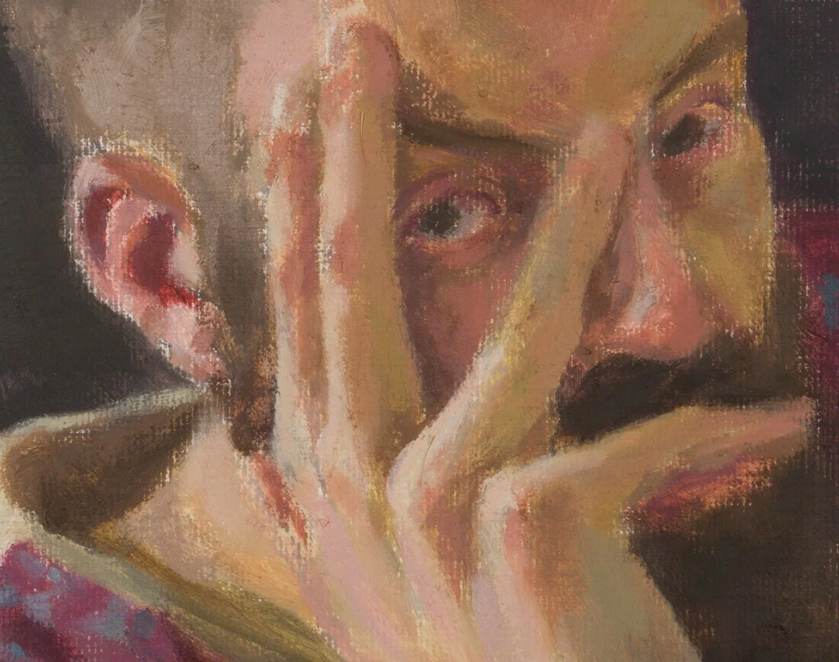 Simão em Pose de S. Jerónimo (a partir da pintura de Durer)