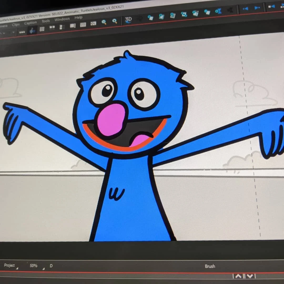 Met a celebrity at work today
.
.
.
#storyboard #animation #illustration #storyboarding #cartoons #muppets #grover #muppet #starfucker #toonboom #storyboardpro