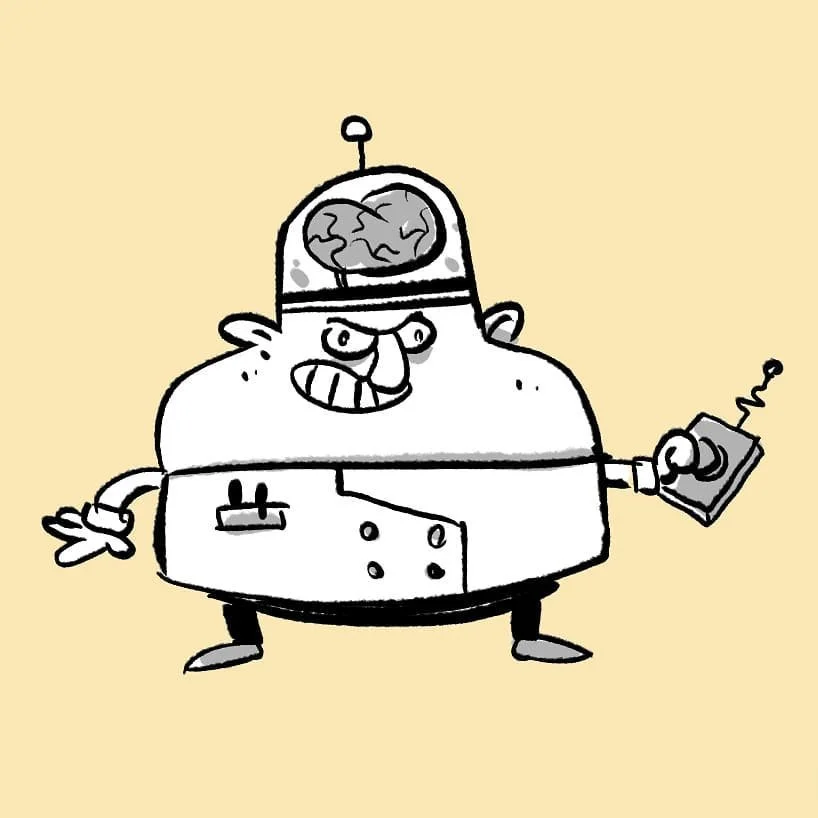 Dr. Stickybrain
.
.
.
#cartoons #animation #cartoon #drawing #characterdesign #art #cartoon #evil #badguy #madscientist #drawing #design #illustration #procreate #sketch #digitalart