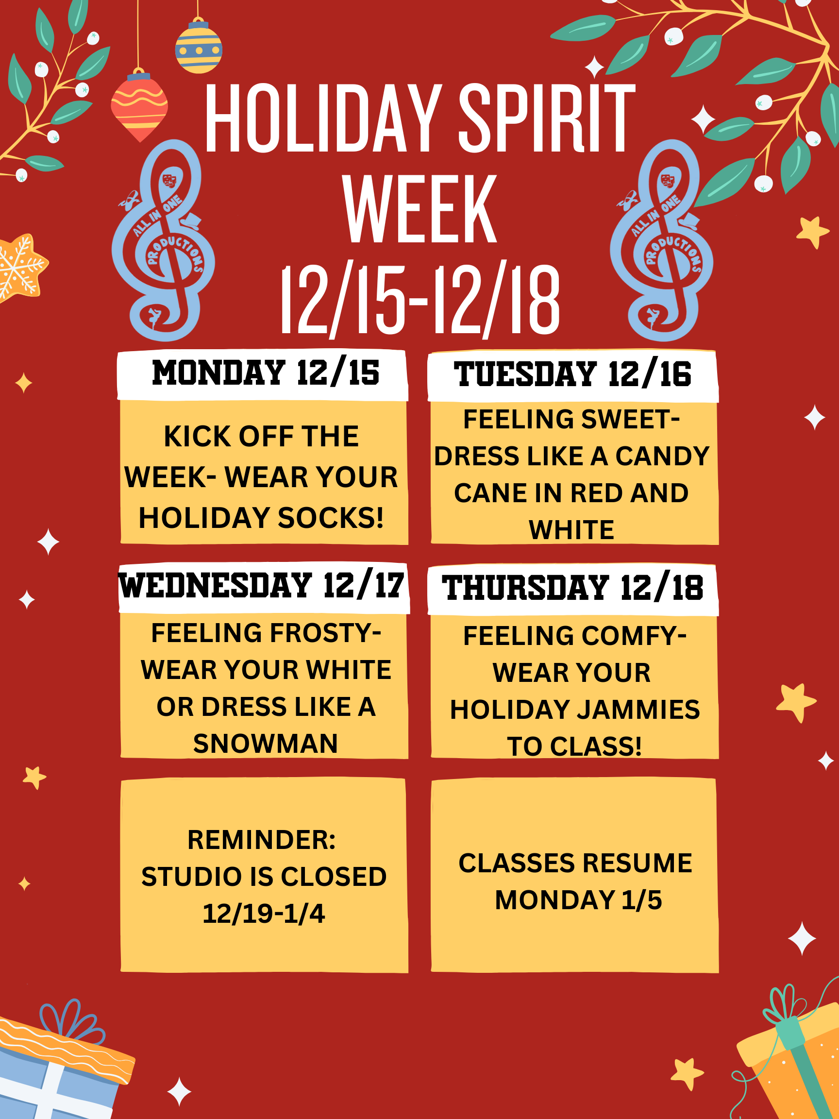 FUN Week/Spirit Week