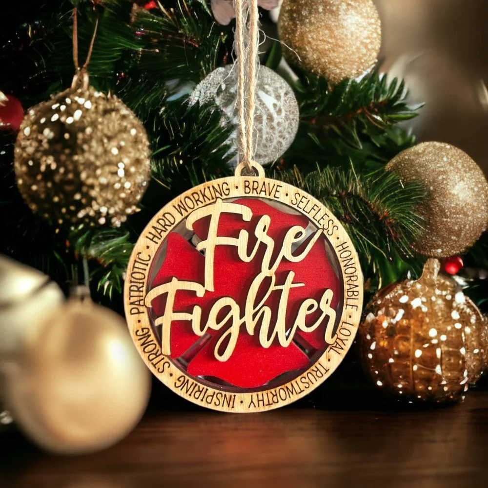 FIre Fighter Ornament