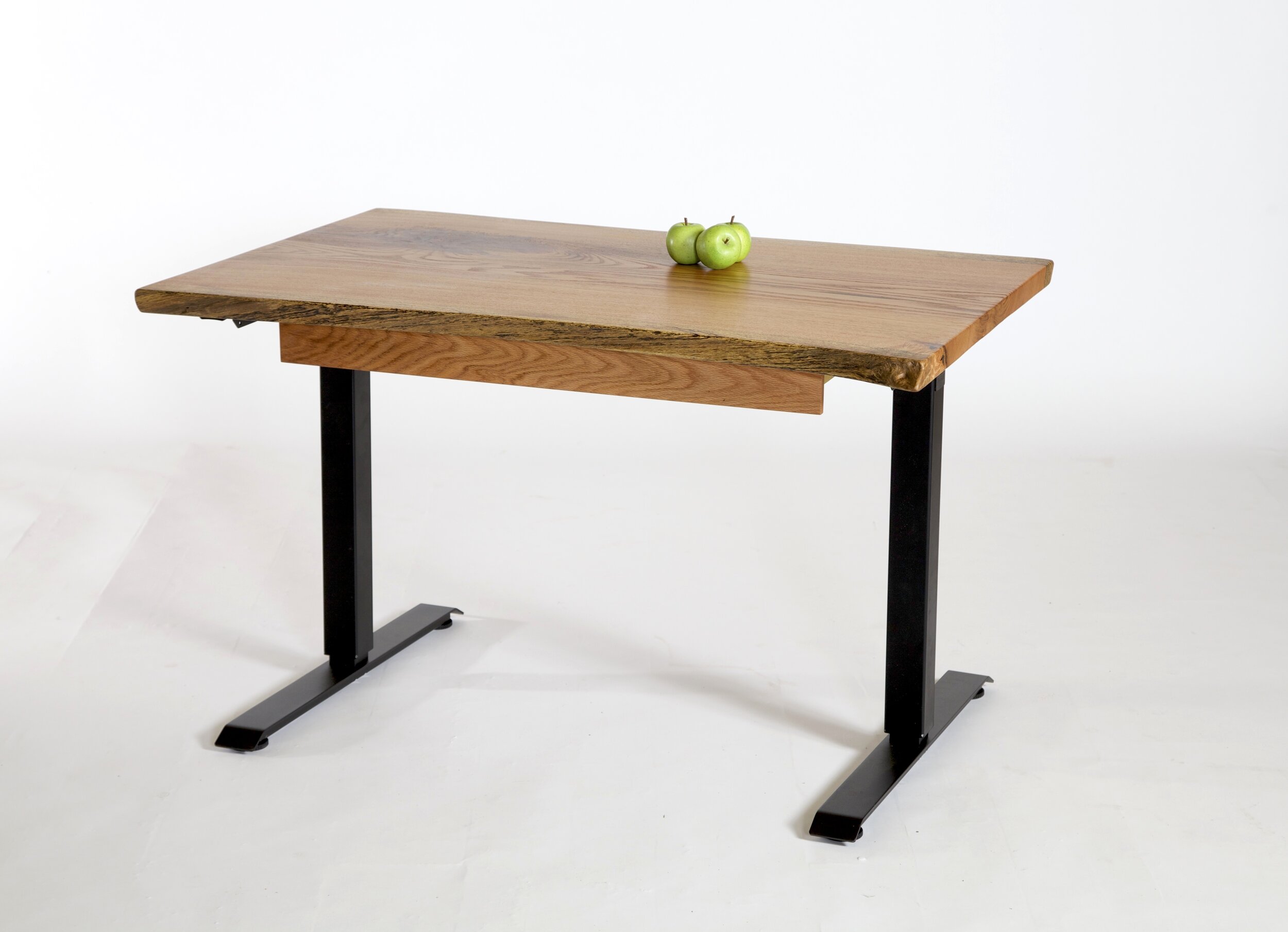 Adjustable Height Desk in oak