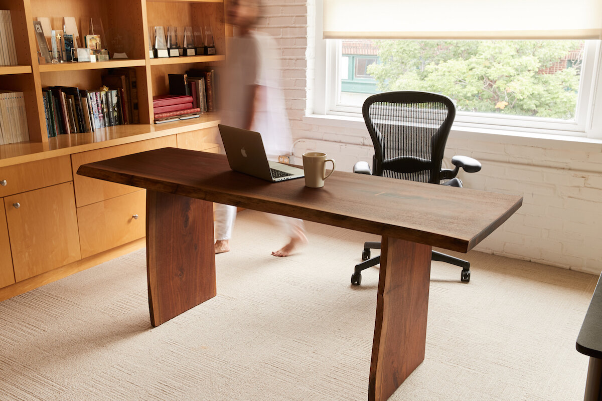 Live-edge Walnut Desk