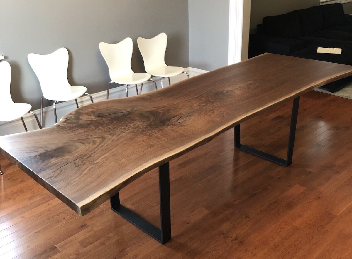 Walnut Live-edge Dining Table