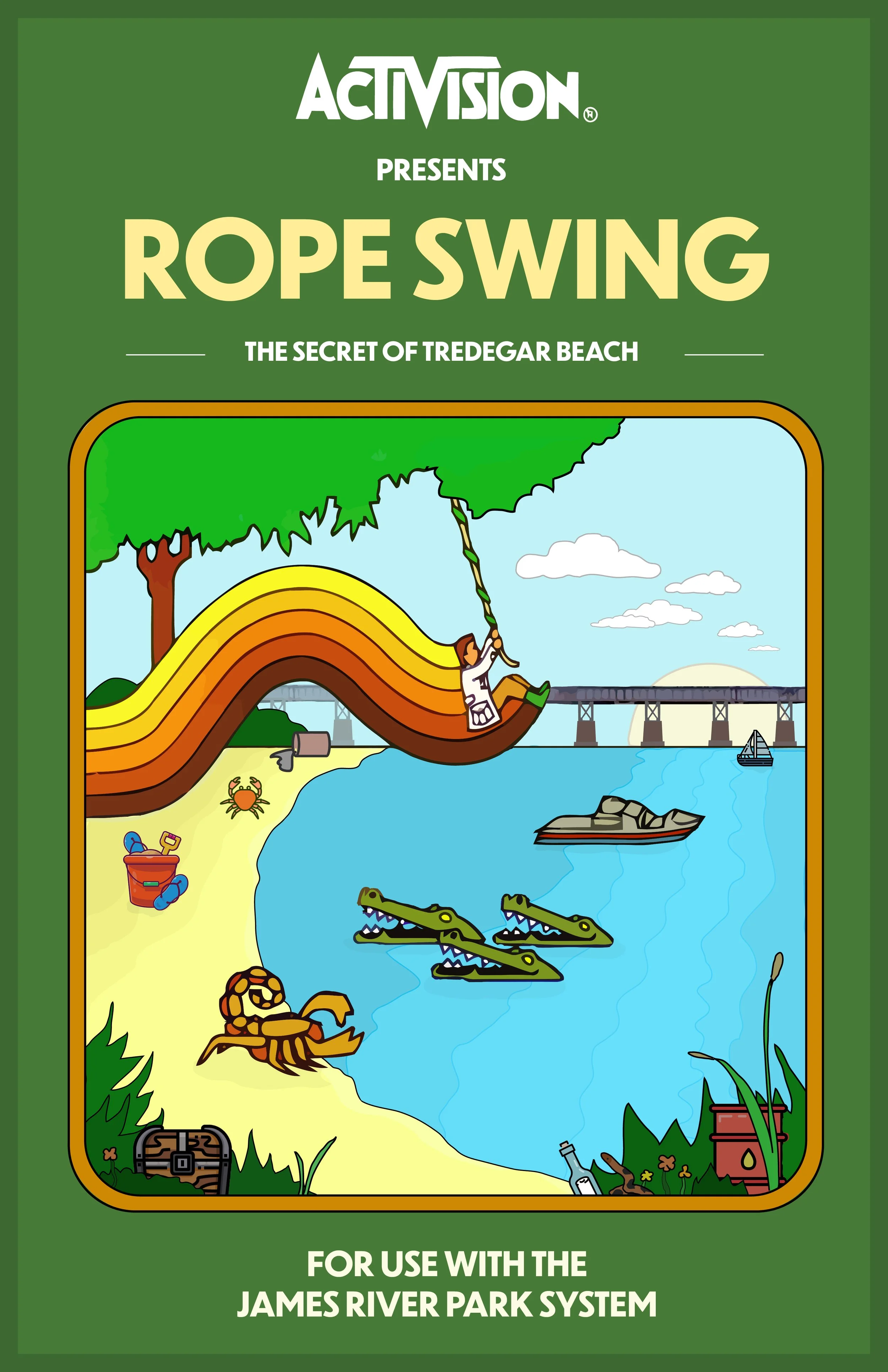 Rope Swing The Secret of Tredegar Beach — Ryan Myers