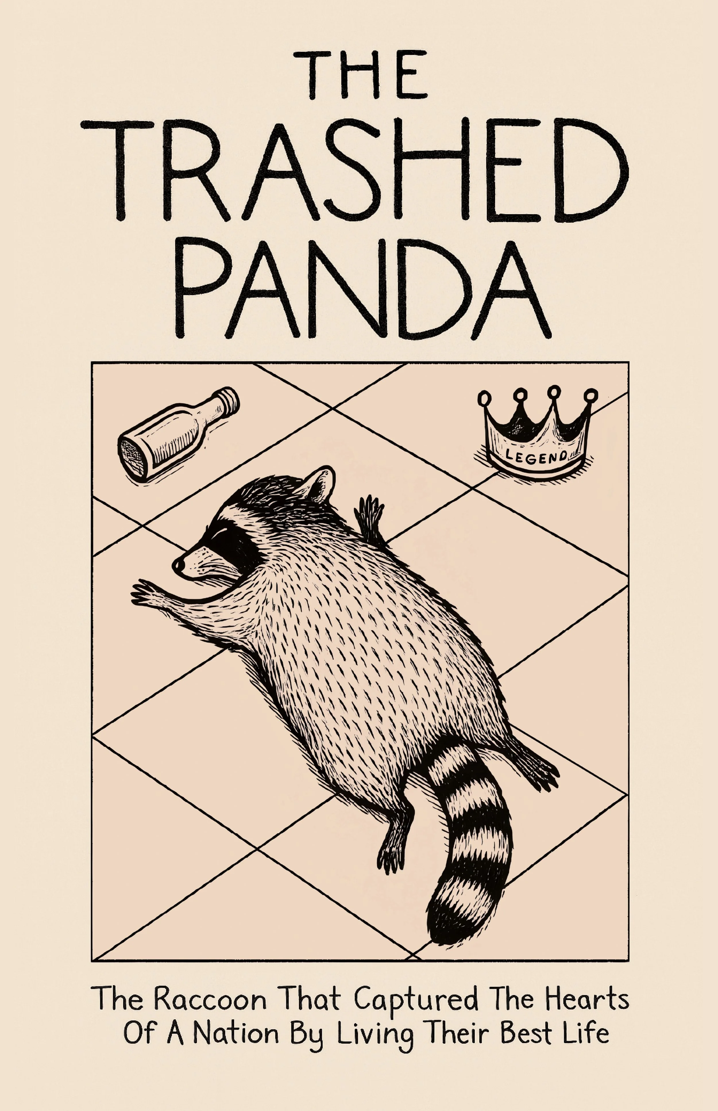 The Trashed Panda - Living Their Best LIfe - Orange (Preorder)