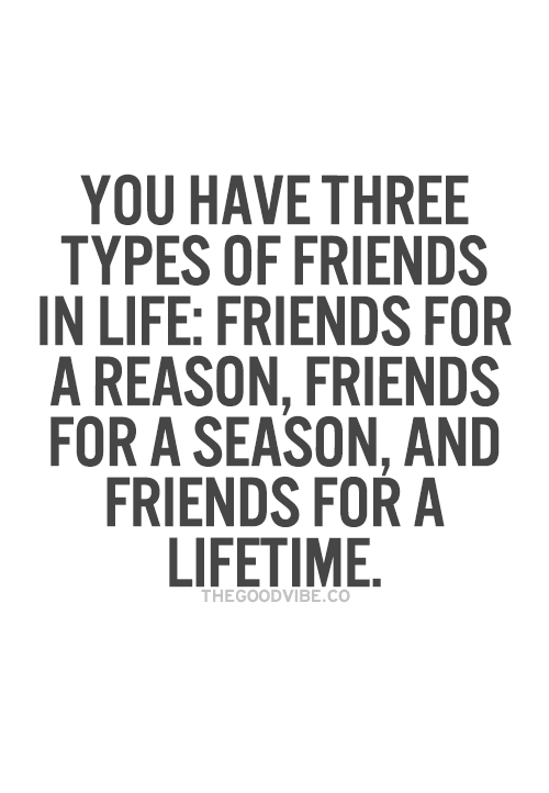 A Reason, a Season and a Lifetime