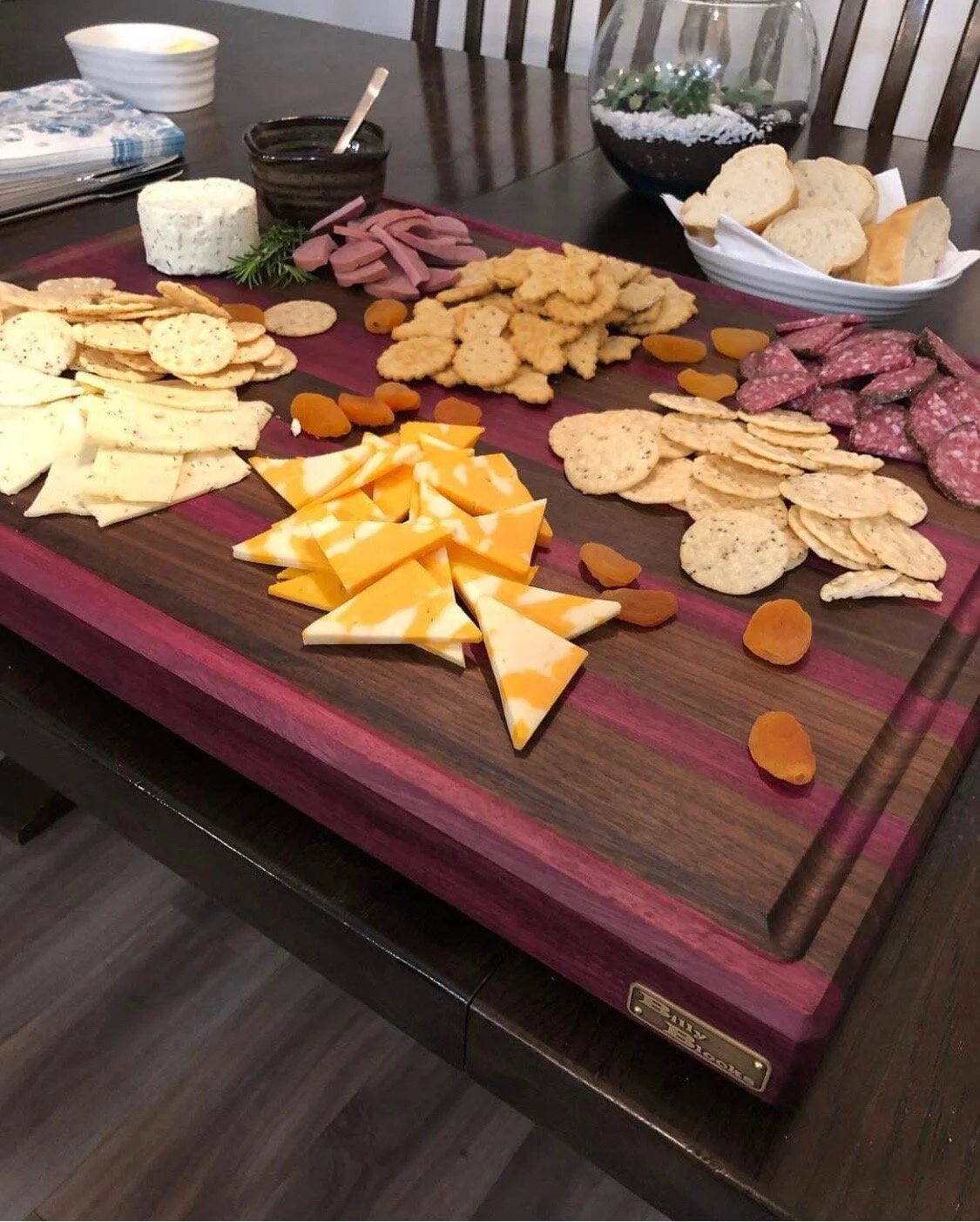 butcher block, cutting board, billyblock, BillyBlocks, Canadian made, charcuterie board, meat board, cheese board, engraver, laser engraver, photo etch, signage, custom sign, high quality, unique art, hand crafted, custom furniture, timeless, custom 