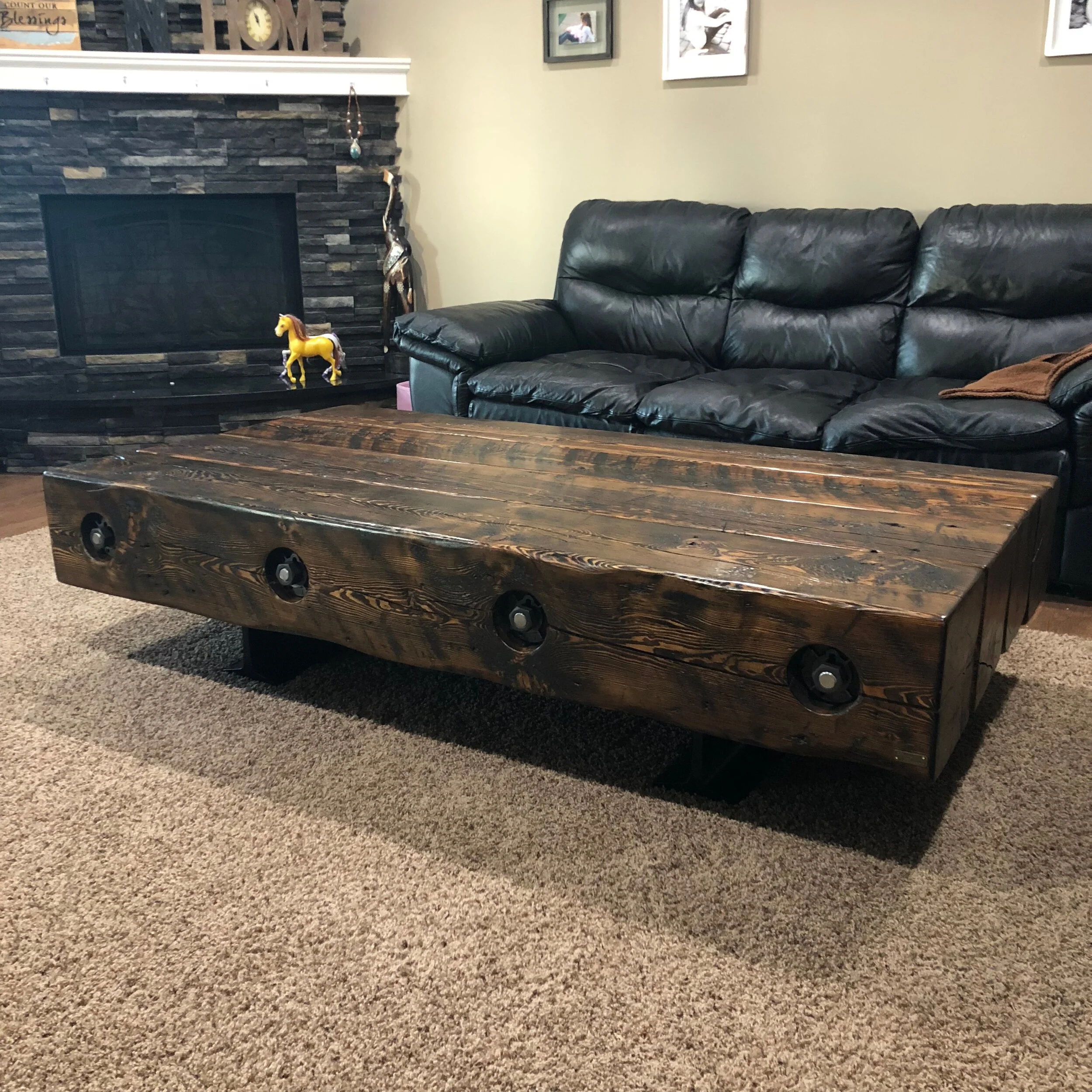 BillyBlocks, Canadian made, unique table, conference table, kitchen table, live edge table, hand crafted, custom furniture, custom woodwork, solid wood, art